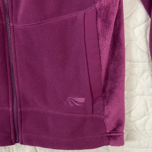 Marika Purple Hooded Fleece Jacket with Plush Lining - Picture 4 of 10